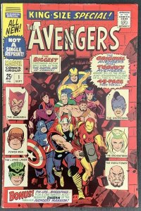 Avengers Annual #1 (1967, Marvel) Silver Age. FN