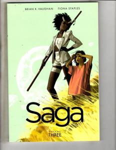 Saga Vol. # 3 Image Comics GRAPHIC NOVEL Comic Book Brian Vaughan F Staples J307