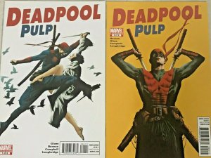 DEADPOOL PULP#1-4 VF/NM LOT 2010  MARVEL COMICS