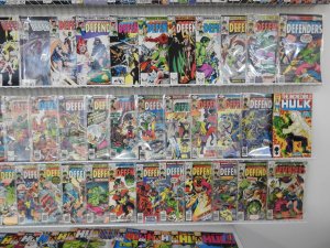 Huge Lot 190+ Comics W/ Defenders, Hulk, Powerman+ Avg Fine/VF Condition!