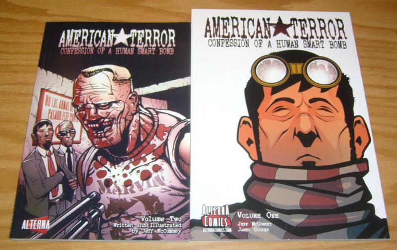 American Terror: Confession of a Human Smart Bomb #1-2 VF/NM complete series