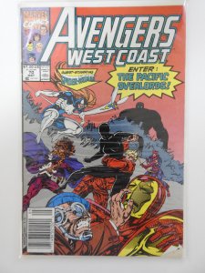 Avengers West Coast #70 Newsstand Edition (1991)