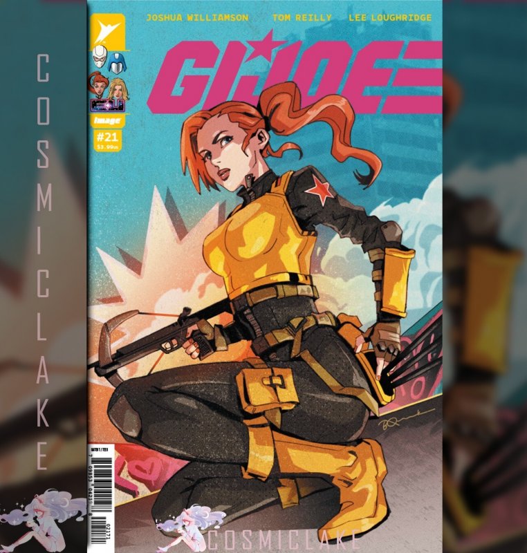 GI JOE #21 QWEK EXCLUSIVE SCARLETT VARIANT LTD 800 PRESALE 4/15☪