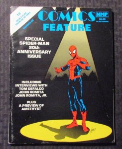 1982 COMICS FEATURE Magazine #22 VG- 3.5 Spider-Man Special - John Romita