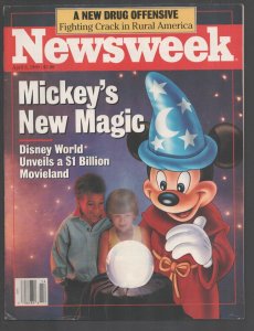 MAG: Newsweek 4/4/1989-Disney World-Mickey Mouse-Crack In Rural America-FN