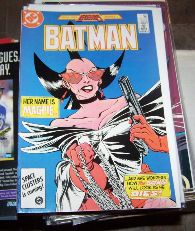 Batman #401 (Nov 1986, DC) legends crossover pt 1 -magpie
