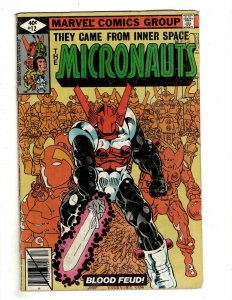 12 The Micronauts Marvel Comics # 1 2 3 4 5 6 7 8 910 11 12 Inner Space J507