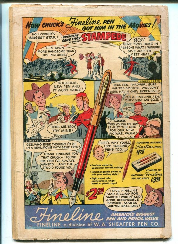 THE RACCOON KIDS #52-1954-DC COMICS-1ST ISSUE-BICYCLE-SHELDON MAYER-fr/good