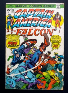 Captain America #181 (1975) [Key] 1st Roscoe Simons as New Cap - VG+