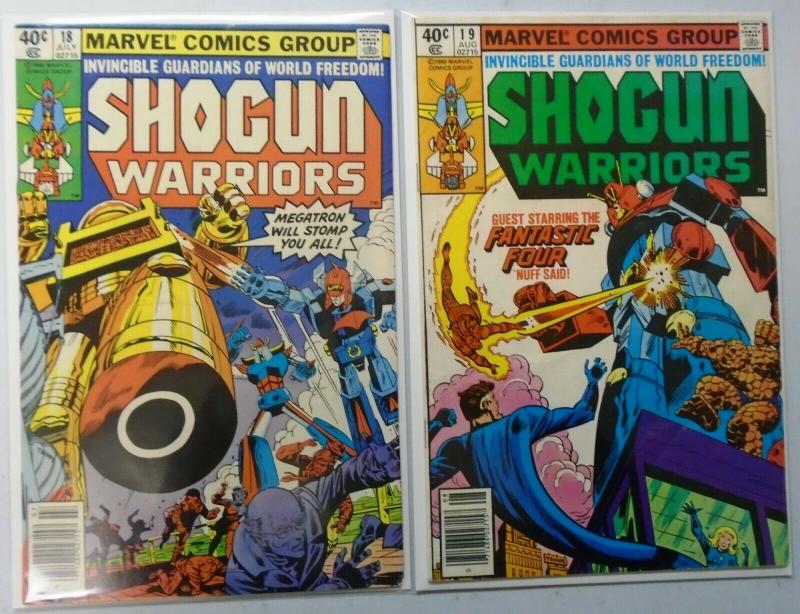 Shogun Warriors, Near Set:#1-19 Missing#20, Average 6.0/FN (1979+1980)