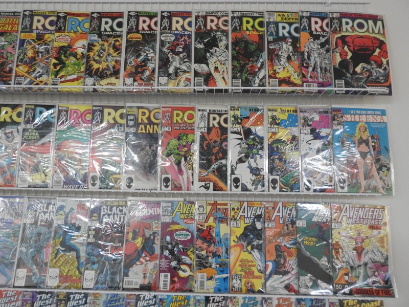 Huge Lot 140+ Comics W/ ROM, Avengers, Iron Man+ Avg VF- Condition!!