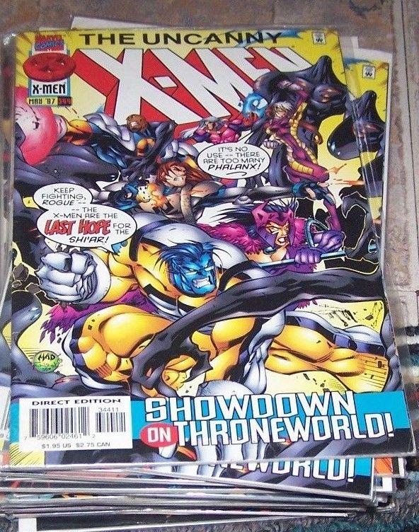 Uncanny X-Men #344  1997, Marvel  shi'ar gambit phalanx psylocke BEAST JOSEPH 