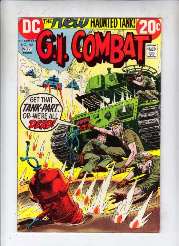 G.I. Combat #156 (Nov-72) VF/NM High-Grade The Haunted Tank