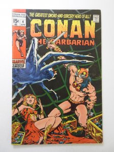 Conan the Barbarian #4 (1971) FN Condition!