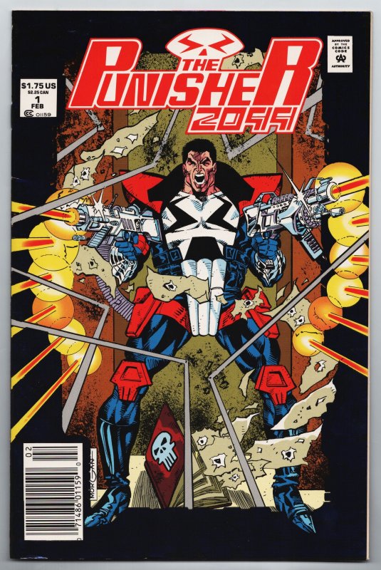 Punisher 2099 #1 Blue Foil Cover (Marvel, 1993) FN [ITC789]