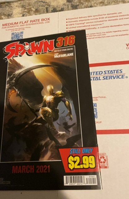 Spawn #315 (2021)McFarland sketch cover B