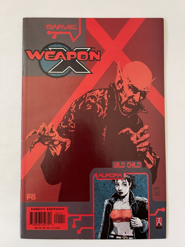 Weapon X: The Draft - Wild Child #1 - VF (2002)