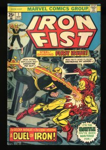 Iron Fist (1975) #1 FN 6.0 Iron Fist Battles Iron Man!