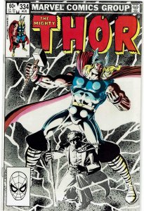 Thor #334 (1966 v1) Avengers VF+