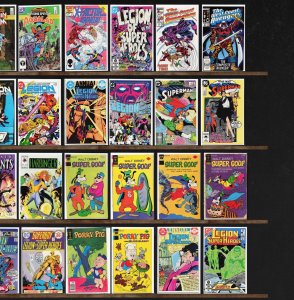 Huge Lot 140+ Comics with Legion Of Super Heroes, Captain Atom & More!