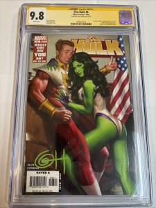 She-Hulk (2006) # 6 (CGC 9.8 SS) Signed Greg Horn • Census=3
