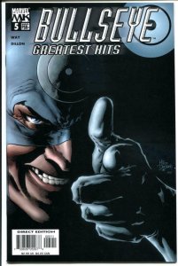 BULLSEYE #1 2 3 4 5, NM+, Greatest hits, Daredevil's Foe, Elektra's kill