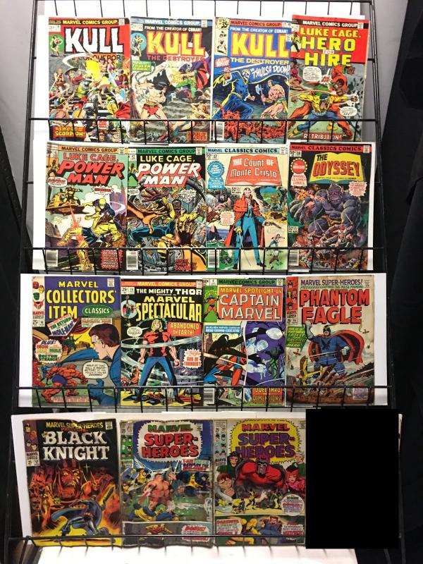 Marvel Bronze Age Reader's Lot of 63Diff Spider-Man F4 Kull SciFi Eclectic!
