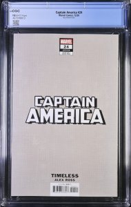 Captain America #24 (12/20) Graded CGC 9.8 Ross Variant Cover