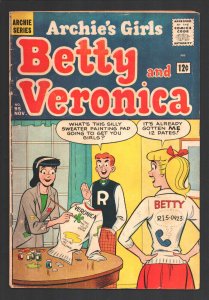 Archie's Girls Betty & Veronica #95-1963-Teresa Brewer text bio-Fashion pages-VG