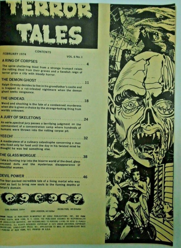 mm Terror Tales (1969, Eerie) v6, #1vf