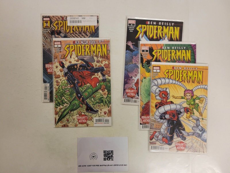5 Ben Riley Spider-Man Marvel Comic Books #1 2 3 4 5 43 TJ43