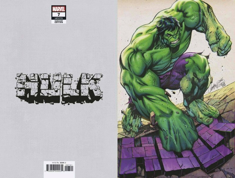Hulk # 7 J Scott Campbell Virgin 1:100 Variant Cover NM Marvel [C3]