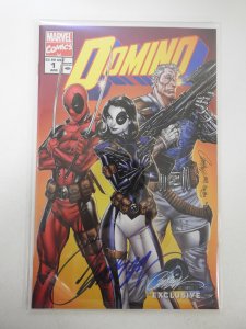 Domino #1 Campbell Cover B (2018) Signed by Campbell Cert sealed!