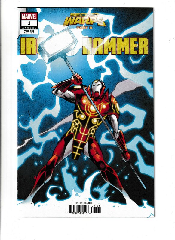 Secret Warps Iron Hammer Annual #1 NM- 9.2 Variant Marvel Comics Iron Man Thor