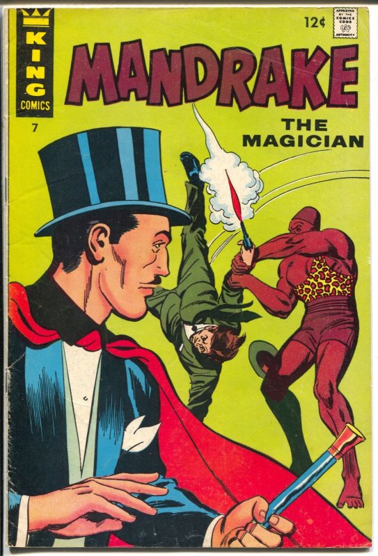 Mandrake The Magician #7-King-Brick Bradford-VG