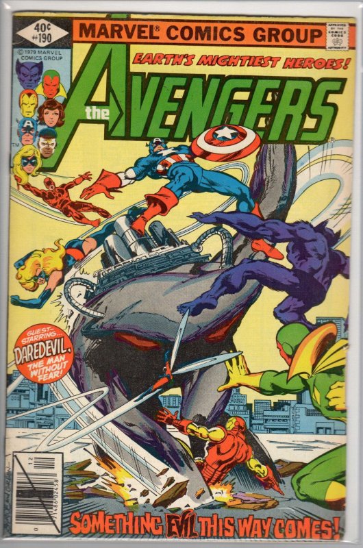 The Avengers #190 (1979) 7.0 FN/VF