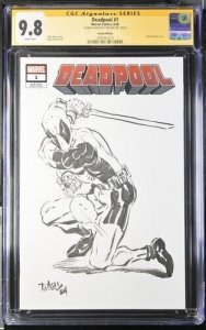 Deadpool (2024) # 1 (CGC 9.8 SS) Signed & sketch Tim Vigil * Marvel Comics