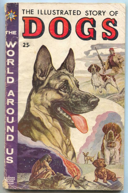 World Around Us #1 1958- Illustrated Story of Dogs VG