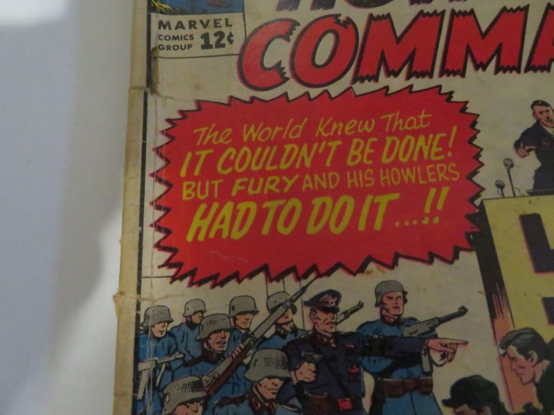 Marvel Sgt. Fury and His Howling Commandos #9 (1964)Comic Book Grade GD 2.0