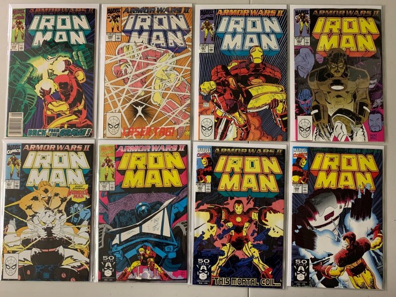 Iron Man comics lot #231-280 + 2 annuals 48 diff avg 6.0 (1988-92)