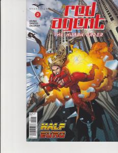 Red Agent Human Order #2 Cover A Zenescope Comic GFT NM Ortiz