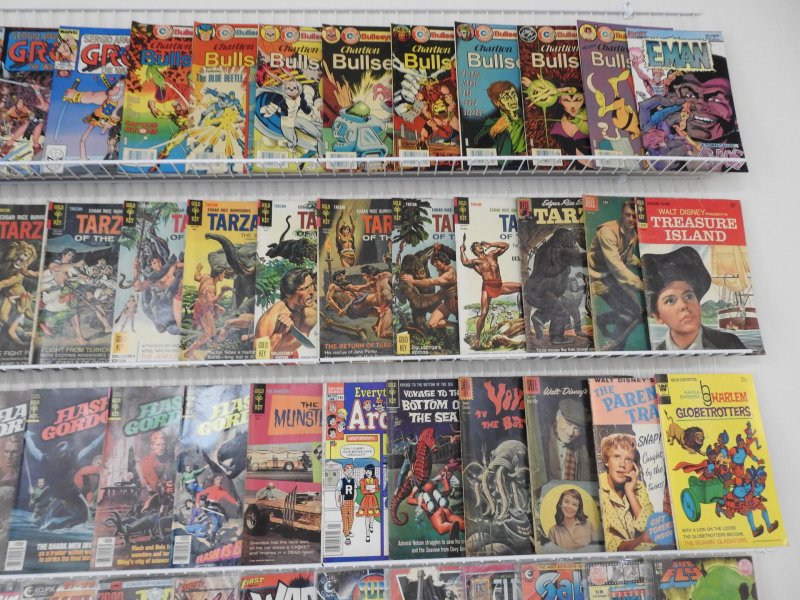 Huge Lot 200+ Comics W/ Tarzan, Groo, Grim Jack, The Fly+ Avg Fine- Condition!