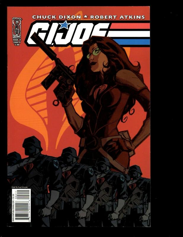 Lot Of 8 G.I. Joe IDW Comics # 1 2 3 4 5 6 7 8 Cobra Military Fiction Action SM2