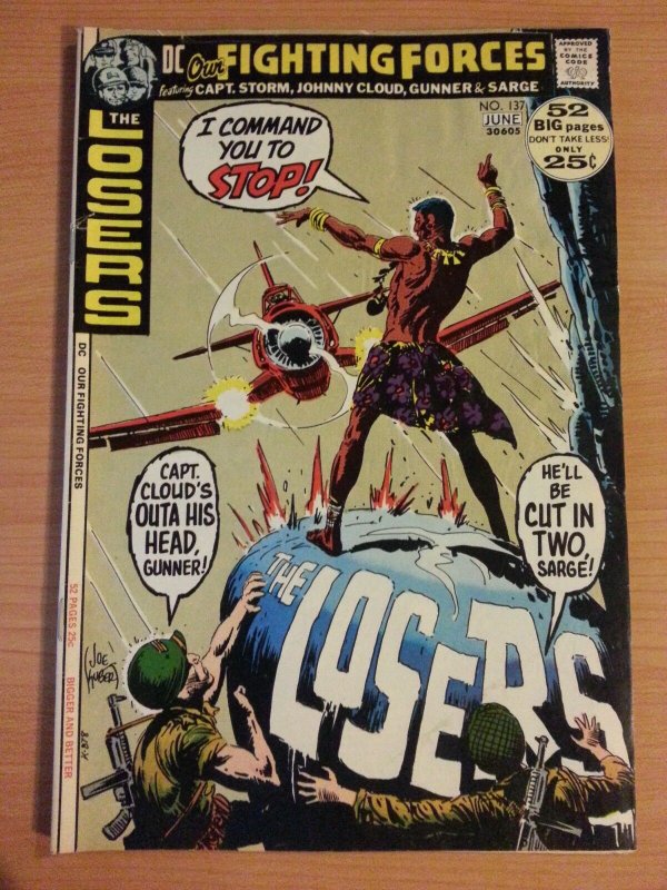 Our Fighting Forces #137 ~ VERY GOOD VG ~ 1972 DC COMICS 