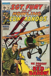 Sgt. Fury #76 (1970) Sgt. Fury