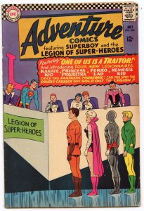 Adventure Comics #346 (1966). In G/VG condition.  (11)