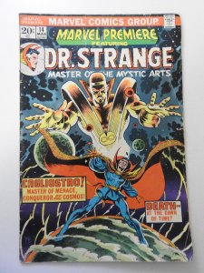 Marvel Premiere #14 (1974) GD+ Condition moisture damage