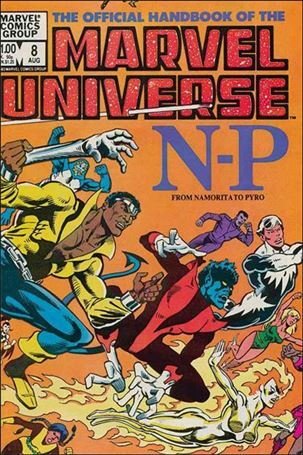 Official Handbook of the Marvel Universe (1983) 8-A  VG/FN