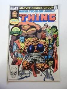 Marvel Two-in-One Annual #7 (1982) VG Condition