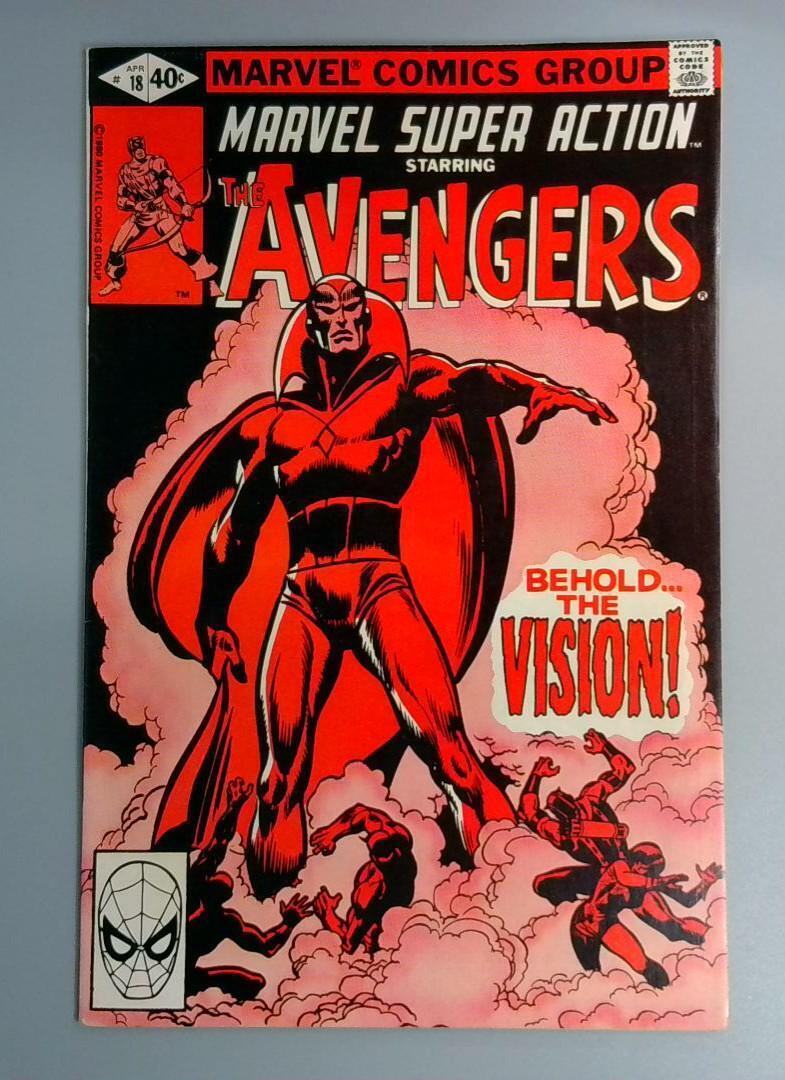 Marvel Super Action #18  VF Reprints First Vision, Marvel Comics ,1979 JR1